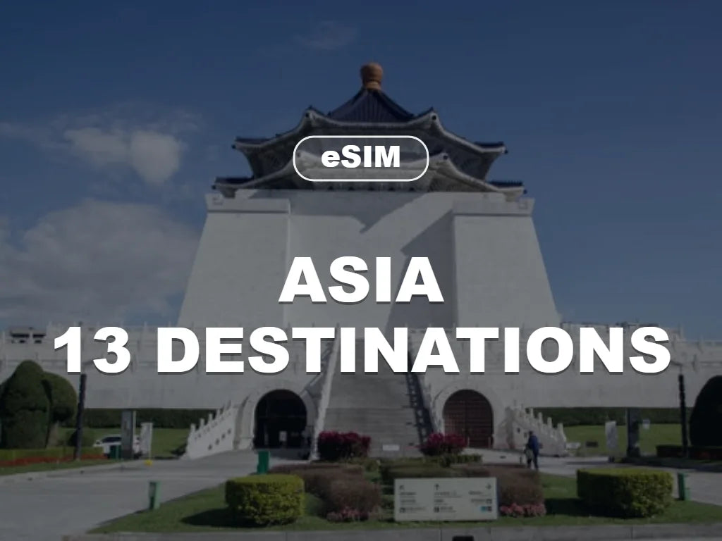 Image du produit eSIM ChillaxSIM pour Asie : 13 destinations