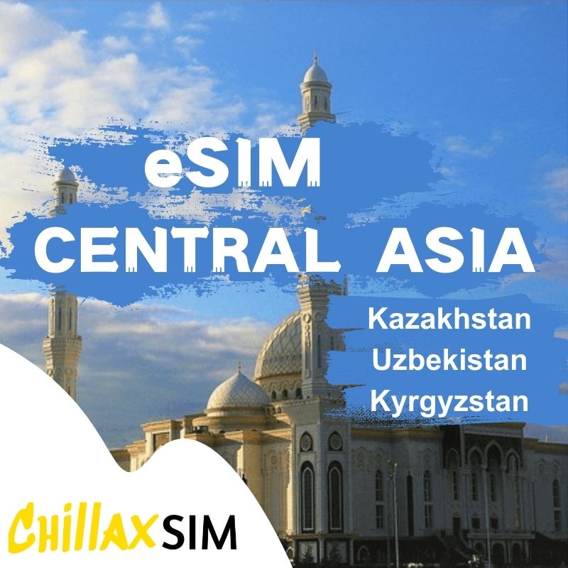중앙 아시아 eSIM 카자흐스탄, 우즈베키스탄, 키르기스스탄