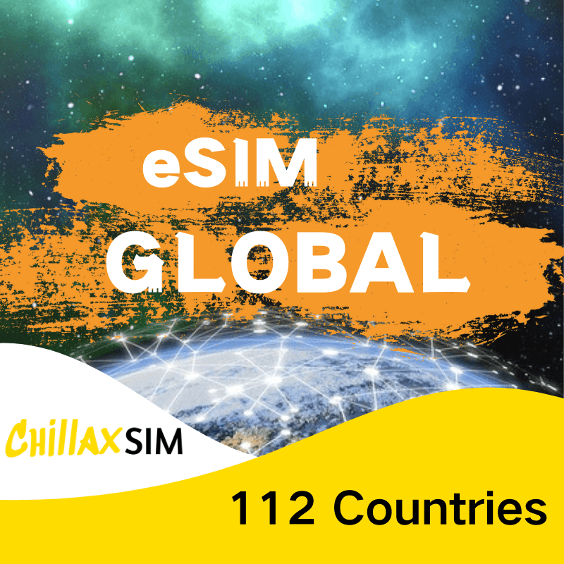 Global eSIM (112 Countries) - chillaxsim