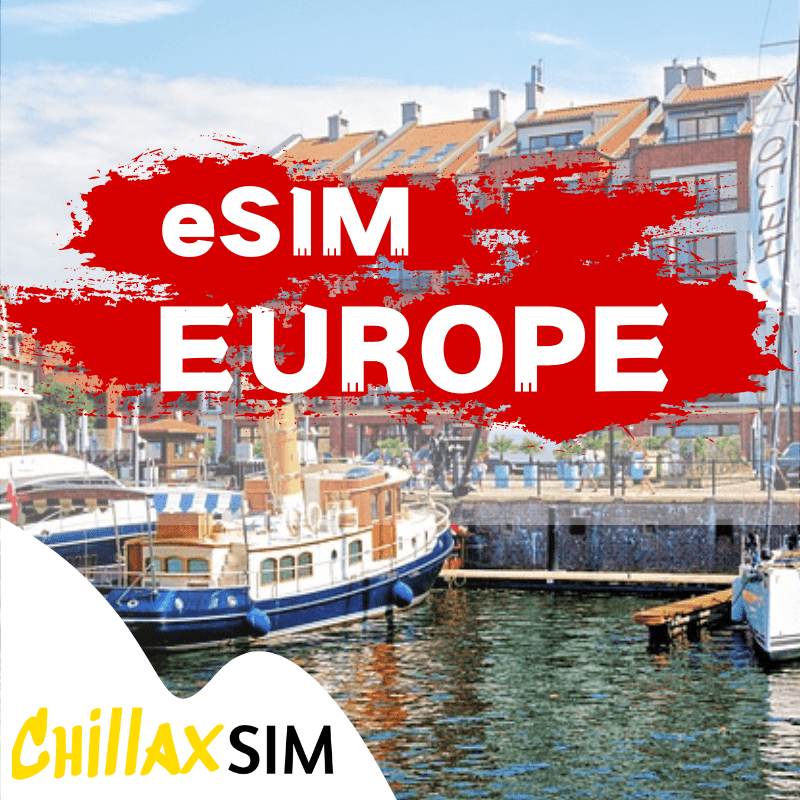 Europe eSIM (33 Countries) - chillaxsim