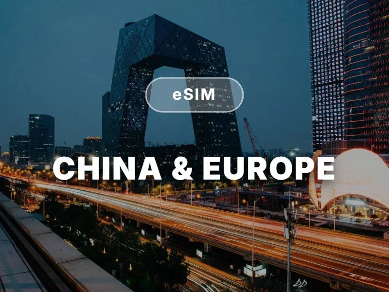 eSIM China With Europe Roaming - chillaxsim
