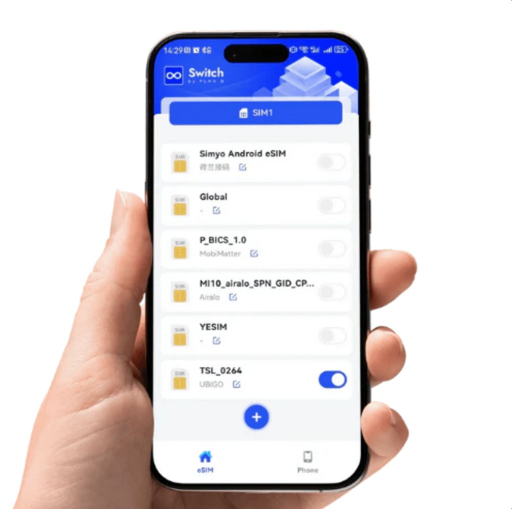 מתאם eSIM (אנדרואיד ו-iOS) – הפעלת eSIM בכל טלפון עם חריץ SIM