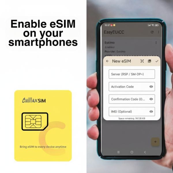 Adapter E SIM (Chillax SIM)