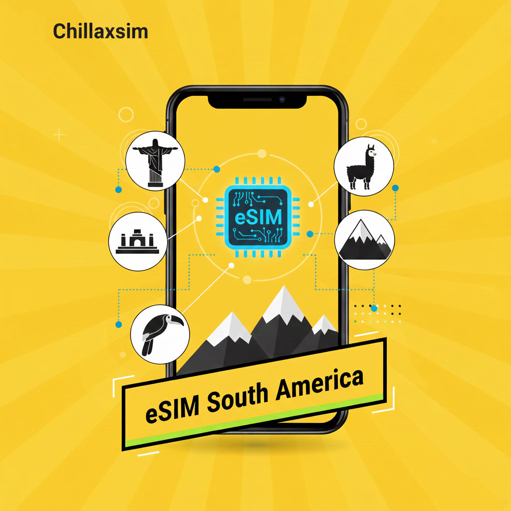 eSIM South America 6 countries