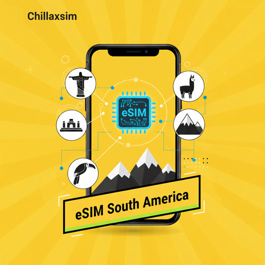 eSIM South America 6 countries