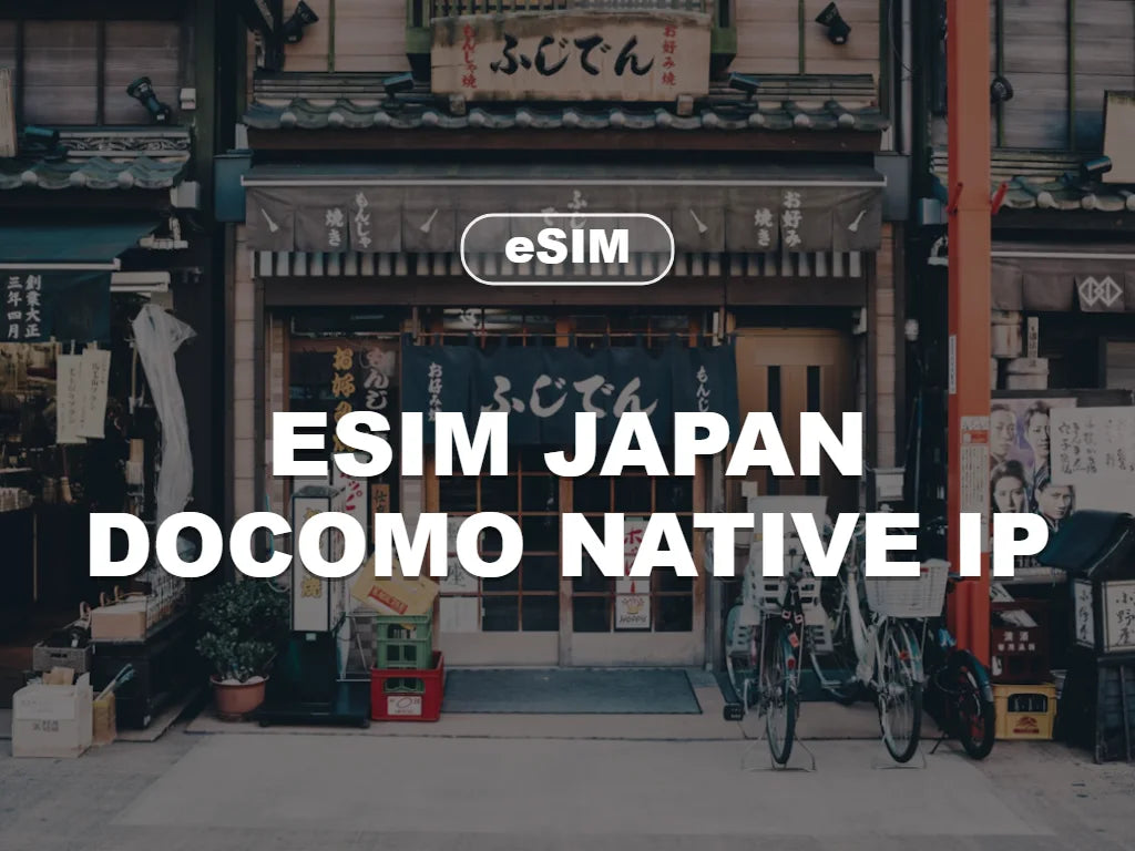 Japan Docomo Native IP eSIM - ChillaxSIM